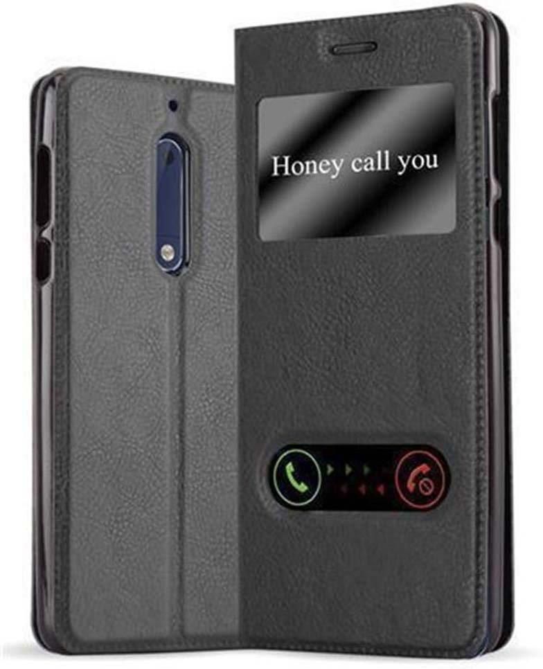 Cadorabo Cover for Nokia 5 2017 Case in CLASSY ROSÉ GOLD magnetic
