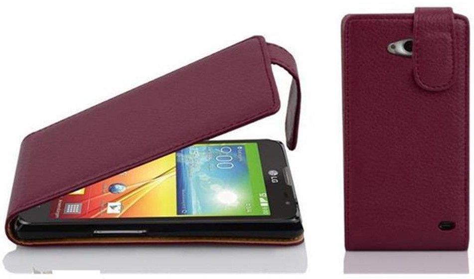 Cadorabo Cover for LG G6 Case in BORDEAUX PURPLE with magnetic closure