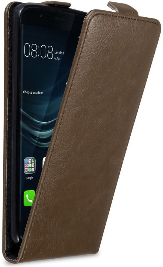 Cadorabo - Custodia Compatibile Con Huawei P9 In Rosso Mela - Coperchio Protettivo In Design Flip Con Chiusura Magnetica