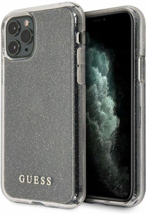 Guess Glitter Case Etui iPhone 11 Pro Max (Silve