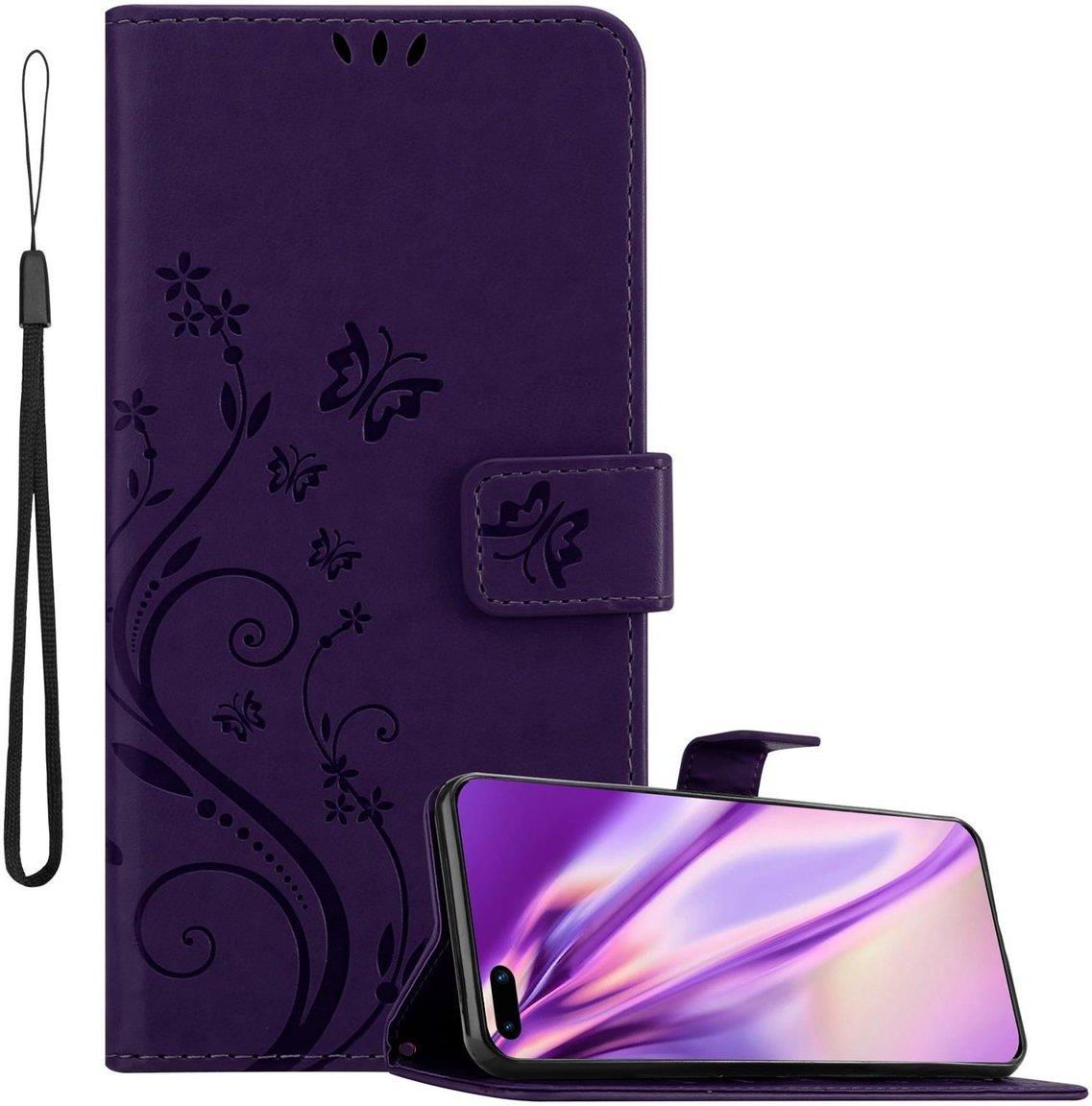 Moex Collana E Custodia Per Huawei P40 Pro / P40 Pro+ | Cordino Regolabile Viola Rosa | Tracolla A Mani Libere - 5