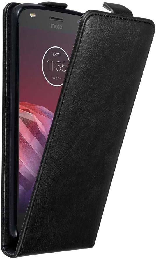 Custodia Portafoglio Cadorabo Per Moto Z2 Play | Argento Classy Con Vani Carte E Chiusura Magnetica, Funzione Stand