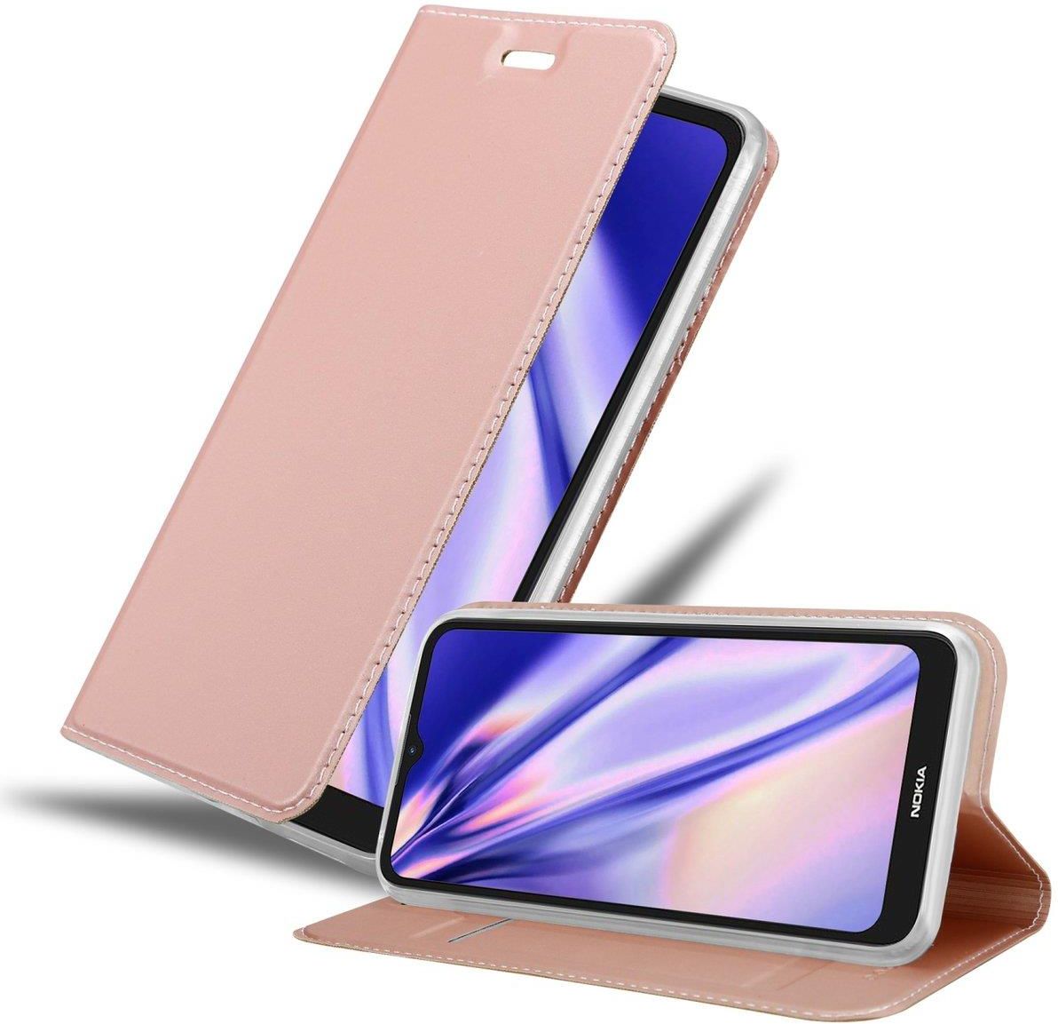 Cadorabo - Custodia Libro Per Nokia Lumia 1520 In Classy Oro Rosa