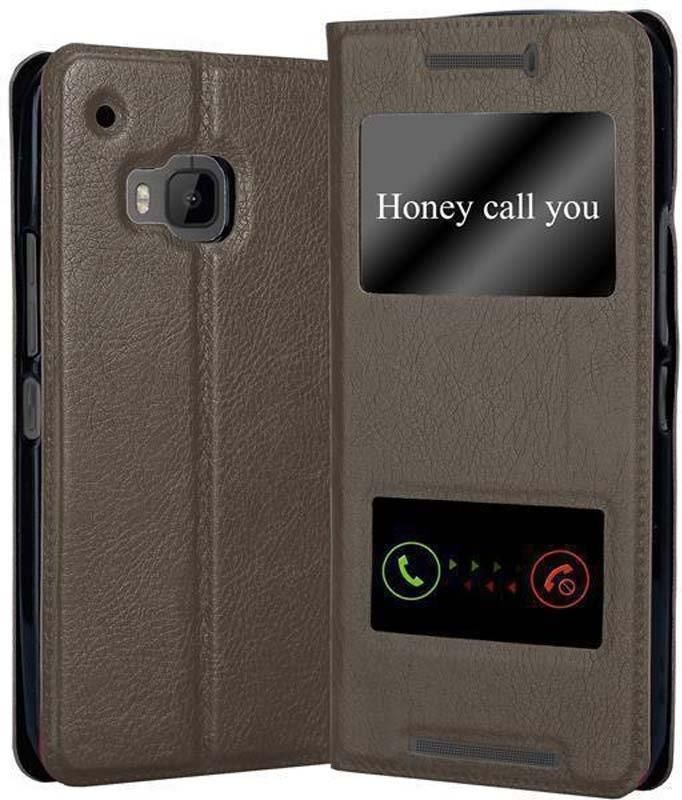 Cadorabo Custodia per HTC One E9 in Semi Transparente
