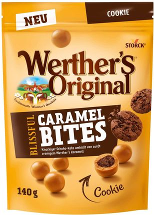 Storck Werther'S Original Caramel Bites Cookie Ciasteczka Czekoladowo Karmelowe 140g