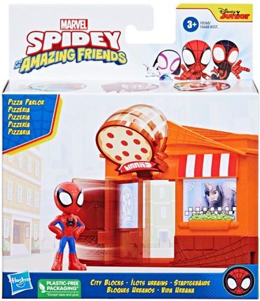 Hasbro Marvel Spidey i super kumple Zestaw Pizzeria + Spidey F8360