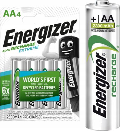 Energizer 1x Akumulatorki Baterie R6 Aa 2300mAh