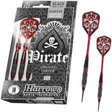 Zdjęcie 3 Lotki Do Darta Z Plastikowym Grotem Harrows Softip Pirate - Różan