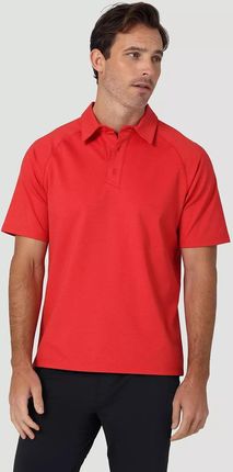 WRANGLER SS PERFORMANCE POLO AURA ORANGE WA7HET17F