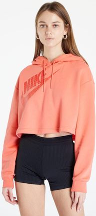 Nike NSW Fleece Crop Hoodie Orange