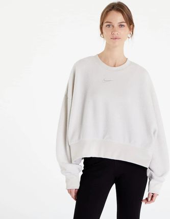 Nike Sportswear Plush Mod Crop Crew-Neck Sweatshirt Creamy