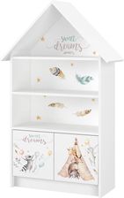 Zdjęcie Regał Dziecięcy Domek Biały Sweet Dreams - Sosnowiec