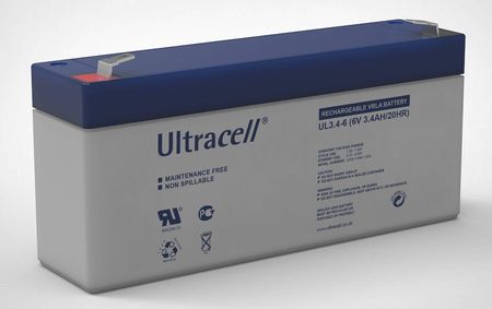 Ultracell Akumulator Agm Ul 6V 3 4Ah