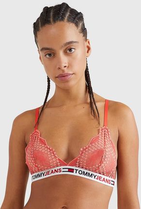 Tommy Jeans Id Lace Unlined Triangle Bright Vermillion