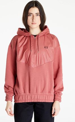 Nike Sportswear Icon Clash Women'S 1/4-Zip Fleece Hoodie Canyon Rust/ Burgundy Crush