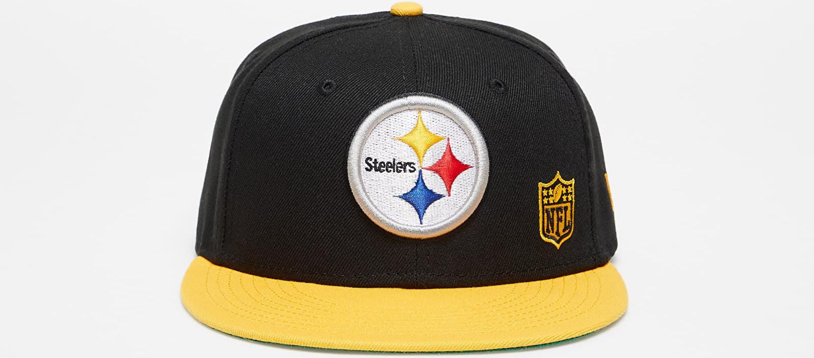 New Era Men's Pittsburgh Steelers Tear Team Color 9Fifty Adjustable Trucker  Hat