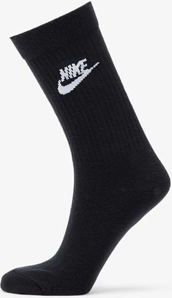 Nike Sportswear Everyday Essential 3-Pack Crew Socks Black/ White