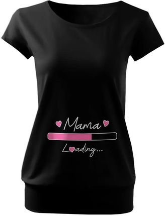 Mama Loading... - damska ciążowa koszulka na prezent