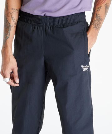 ★Reebok★ Vector Block Panel Drawstring Track Pants Black Reebok Classics Vector Track Pants Night Black/ Night Black