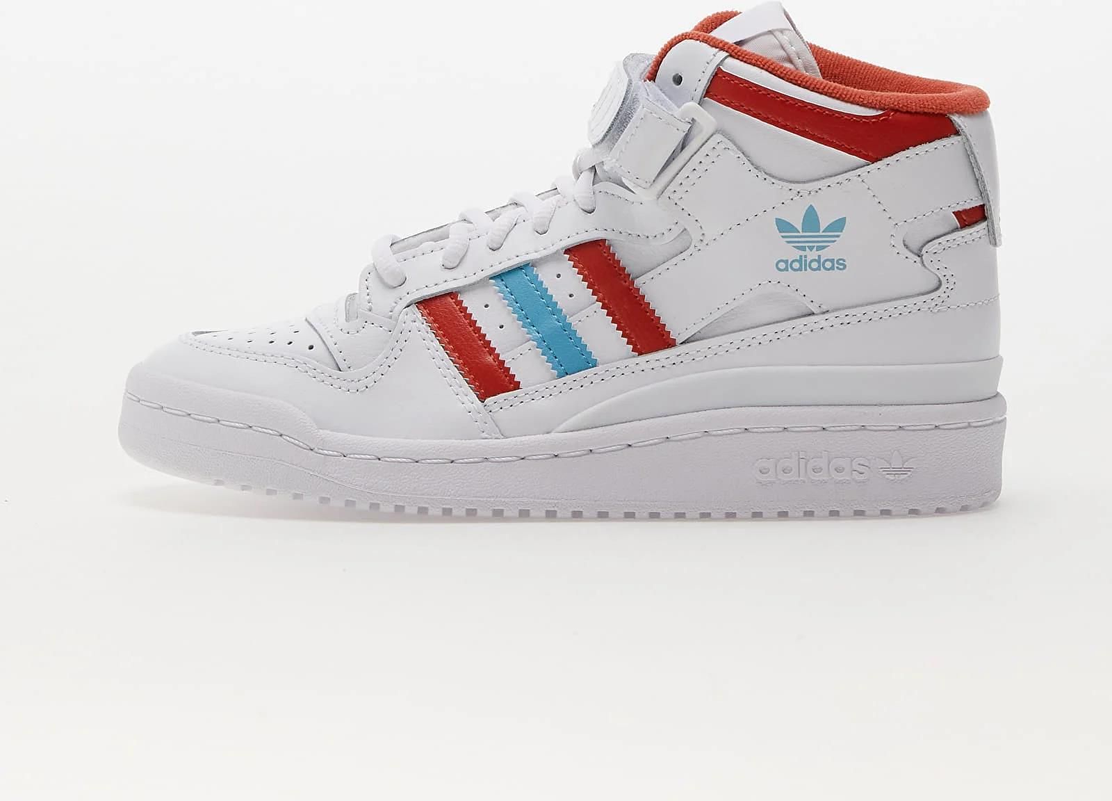 Adidas Forum Mid W Ftw White Preloved Red Preloved Blue Ceny i opinie Ceneo.pl