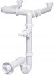 Aqualine Syfon 90mm Polerowana PF408