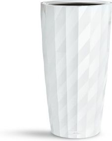 Lechuza Donica Diamante biała 40x75 cm 3-15700