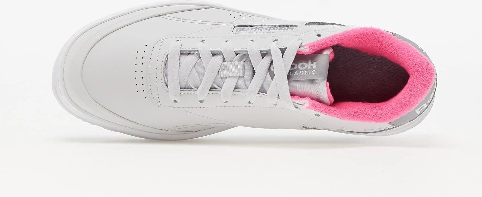 Reebok Club C Double Geo Cold Grey/ Cold Grey/ Atomic Pink - Ceny i opinie  