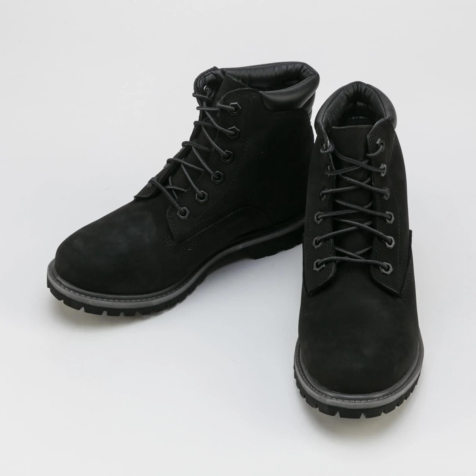 Timberland Waterville 6 Inch Waterproof Boot Black Nubuck Timberland Waterville 6 Inch Waterproof Boot Black Nubuck