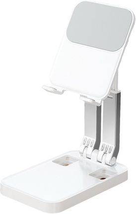 Składany uchwyt stojak na telefon tablet (K15) – biały