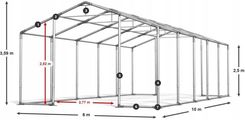 Zdjęcie Das Company Konstrukcja Namiot Całoroczny 6X10M [2,5M] - Myślenice