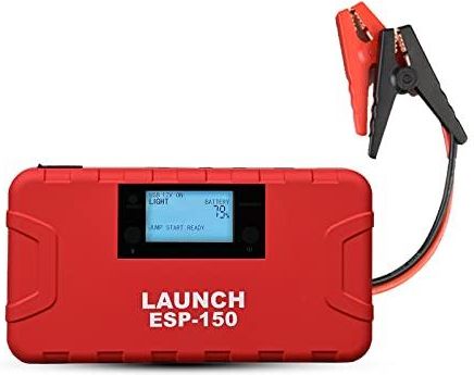 Launch Jump Starter Powerbank Europe Esp150 Car Portable Battery Booster With Led Bulb And Jumper Cable 500A 15 000Mah
