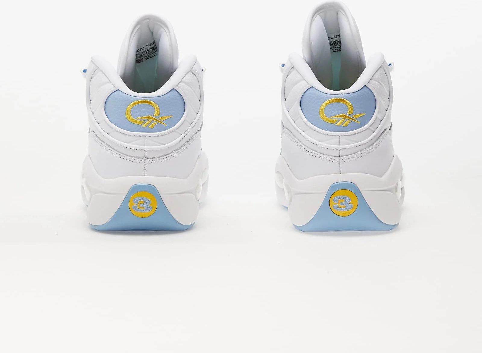Reebok Question Mid ホワイト/イエロー Reebok QUESTION MID White/Yellow | BSTN Store