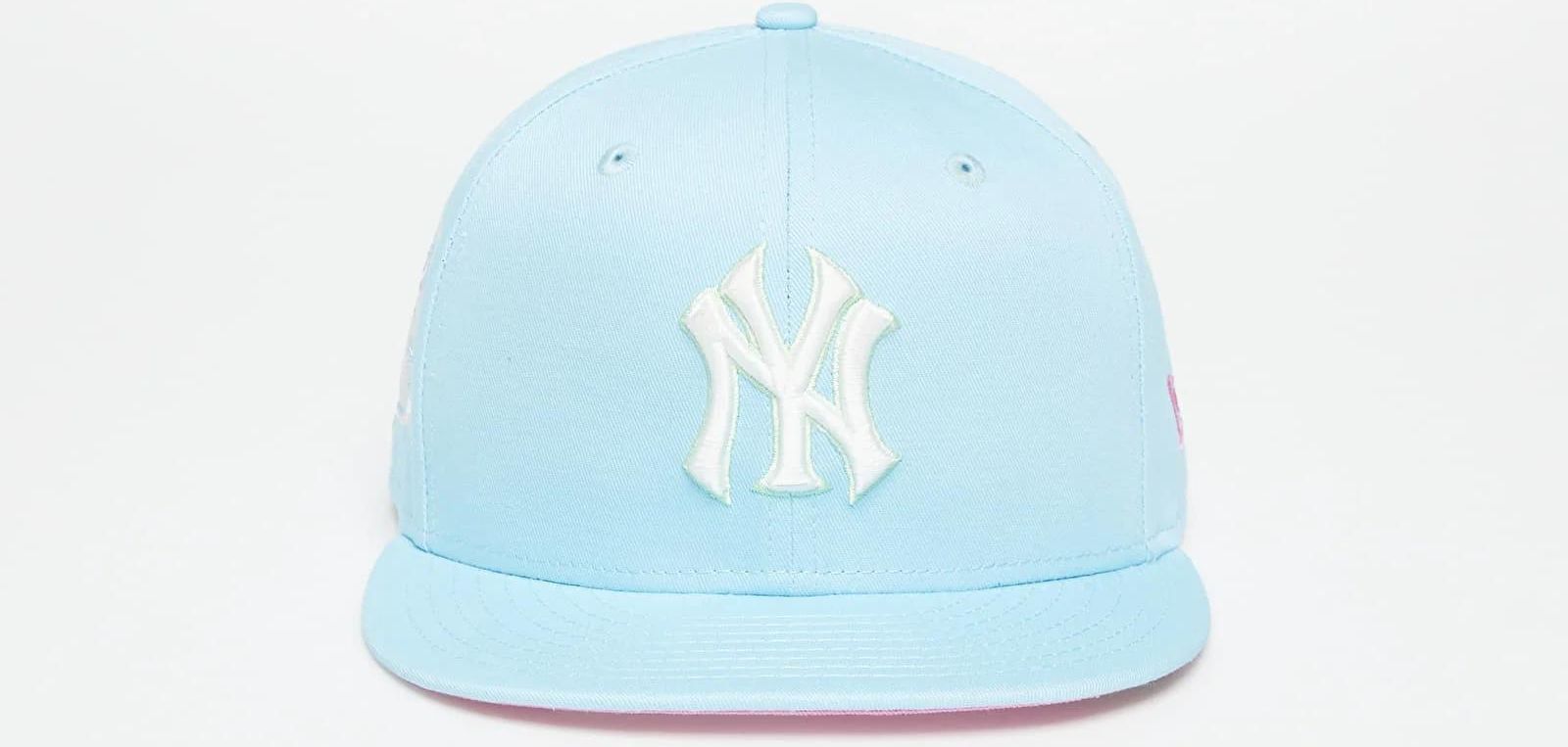 Caps New Era New York Yankees Pastel Patch 9FIFTY Snapback Cap Citrus Blue/  Light Cream