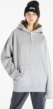 Sweatshirts Nike Nrg SoloSwoosh Hoodie Fleece Dk Grey Heather/ White