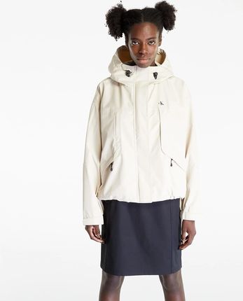Calvin Klein Jeans Waterproof Cropped Jacket Beige