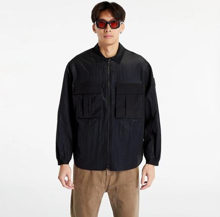 Calvin Klein Jeans Mesh Ripstop Overshirt Black