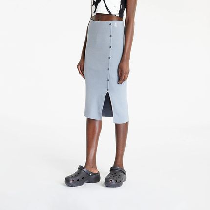 Calvin Klein Jeans Button Down Skirt Grey