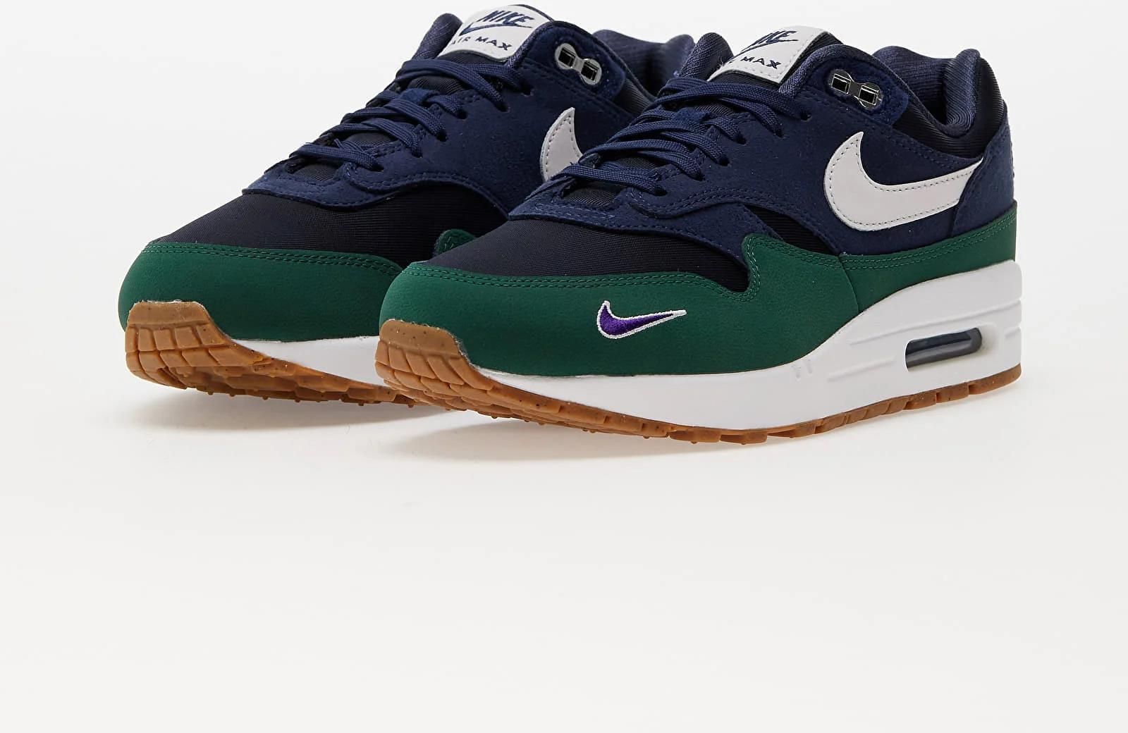 Nike W Air Max 1 87 Qs Obsidian White Midnight Navy Gorge Green Ceny I Opinie Ceneopl 4488