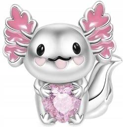 charms do bransoletek Axolotl s925