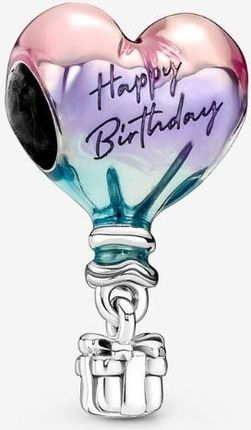 Charms urodzinowe balony urodziny balon srebro 925