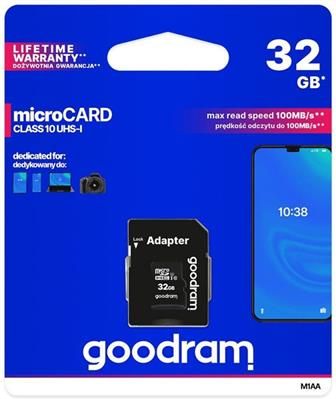 Karta pamięci MicroSDHC Goodram 32GB UHS1