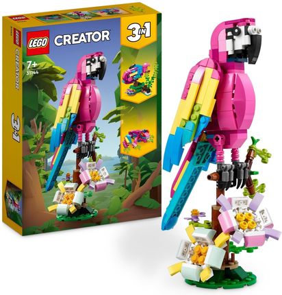 LEGO Creator 3 w 1 31144 Egzotyczna różowa papuga