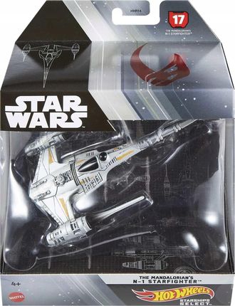 Hot Wheels Star Wars Starships Select The Mandalorian's N-1 Starfighter HHR14 HMH98