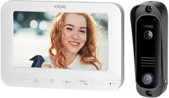 Zdjęcie Orno Zestaw Wideodomofonowy Bezsłuchawkowy Monitor 7" Lcd Interkom Biały Setar (VDP68W) - Gliwice