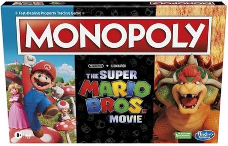 Hasbro Monopoly The Super Mario Bros. Movie Edition Wersja angielska F6818