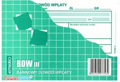 Zdjęcie BDW III Bankowy dowód wpłaty - Łowicz