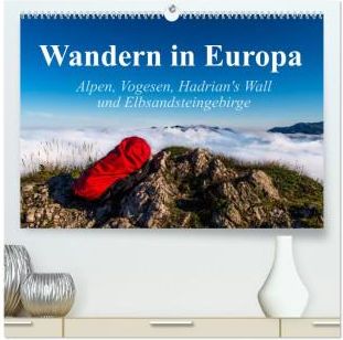 Wandern in Europa (hochwertiger Premium Wandkalender 2024 DIN A2 quer), Kunstdruck in Hochglanz