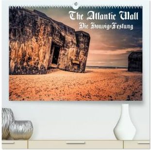 The Atlantic Wall - Die Houvig Festung 2024 (hochwertiger Premium Wandkalender 2024 DIN A2 quer), Kunstdruck in Hochglanz