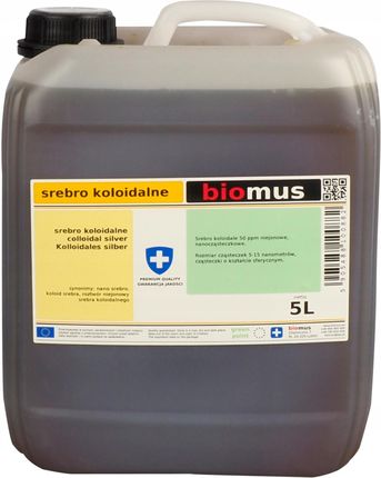 Biomus Srebro Koloidalne Nano 50Ppm 5L
