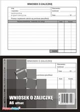 Zdjęcie Wniosek o zaliczkę A6 offset - Sośnicowice
